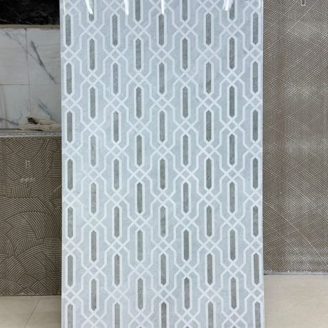 Carrelage effet marbre poli 60x120 – Neuf – Adapté aux murs et sols