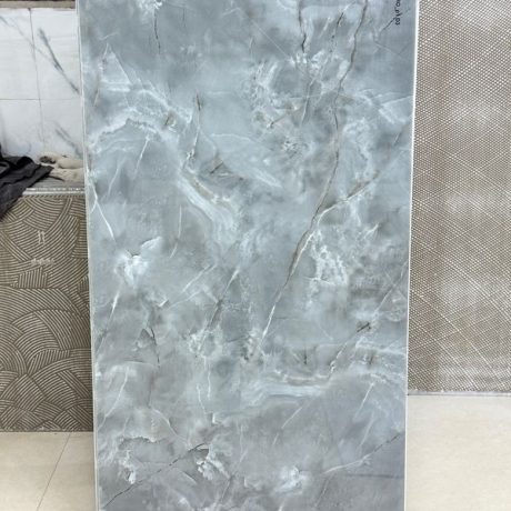 Carrelage 60x120 effet marbre brillant – sol & mur – neuf